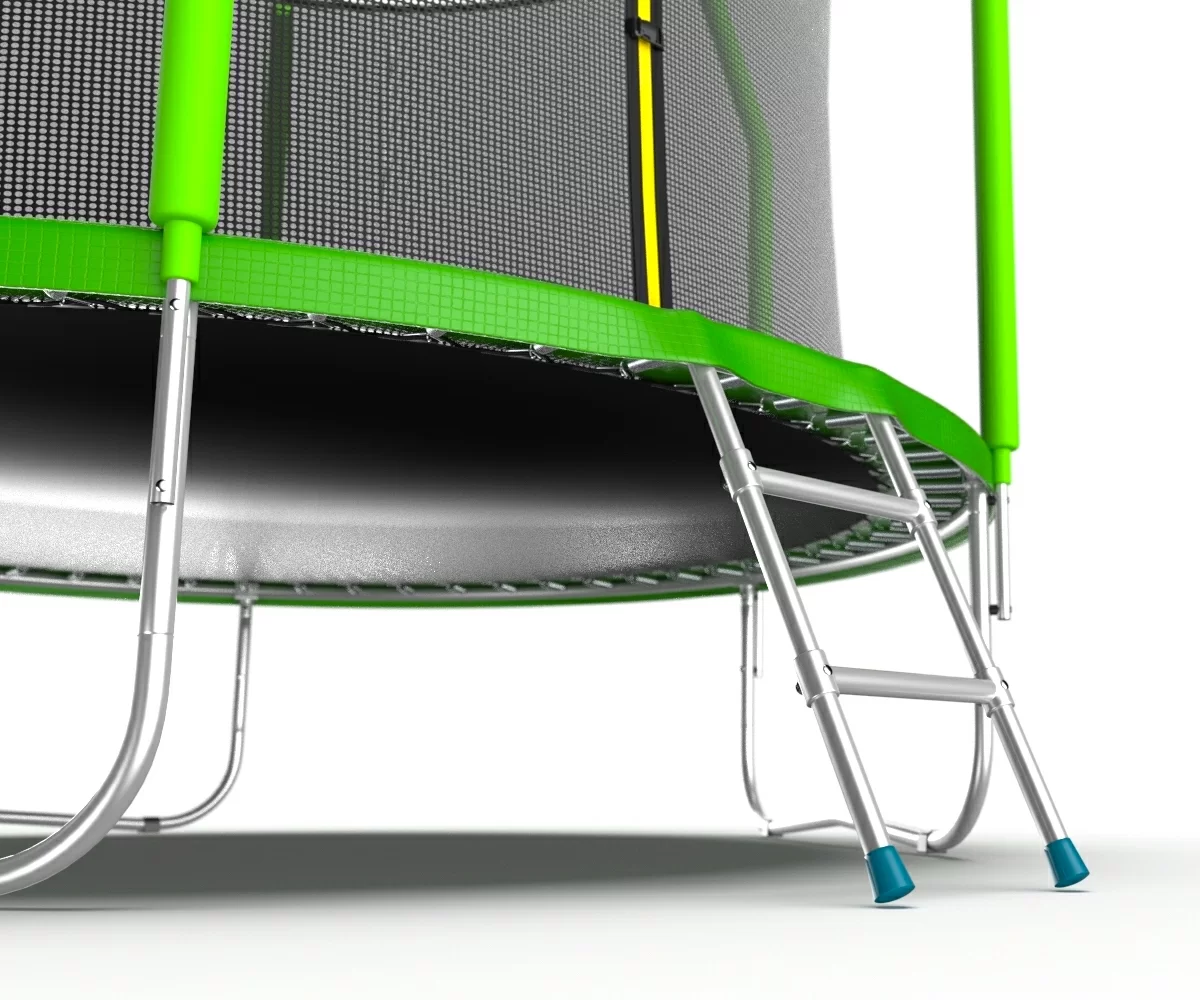 Фото EVO JUMP Cosmo 10ft (Green) Батут с внутренней сеткой и лестницей, диаметр 10ft (зеленый) со склада магазина СпортСЕ