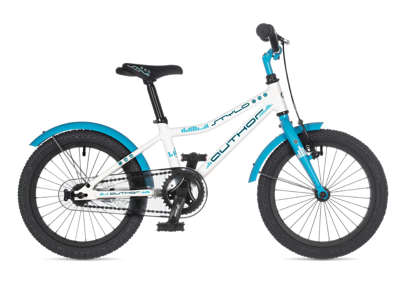 Фото Велосипед детский AUTHOR Stylo 2021 Бело-голубой со склада магазина СпортСЕ