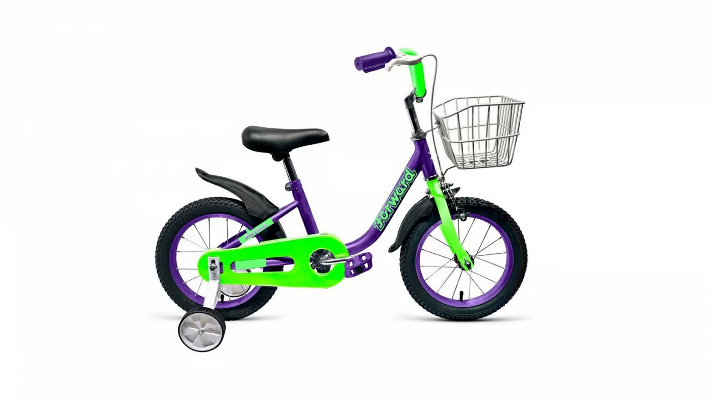 Фото Велосипед Forward Barrio 16 (2020-2021) фиолетовый 1BKW1K1C1012 со склада магазина СпортСЕ
