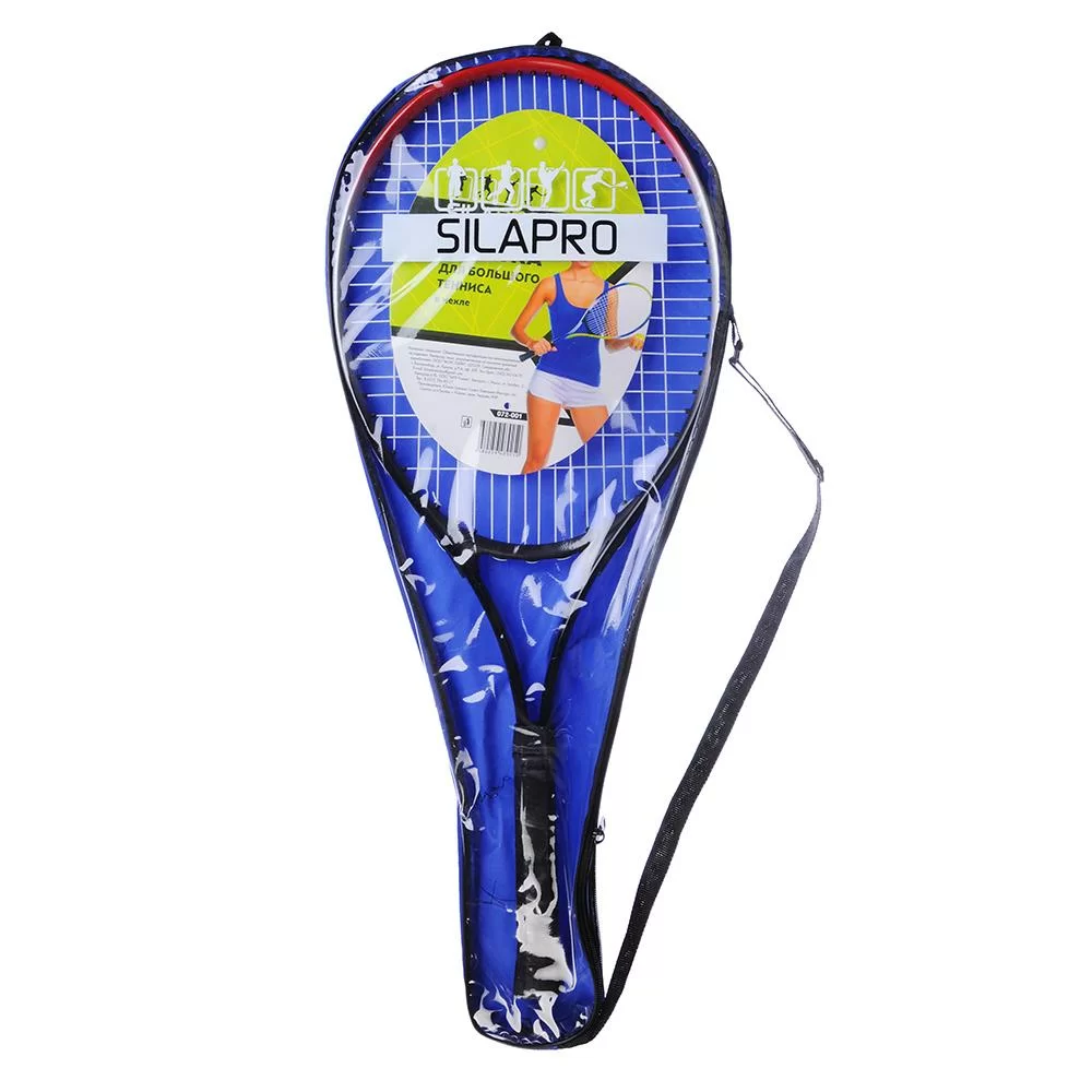 Фото Ракетка для тенниса Silapro в чехле алюминий 072-001 со склада магазина СпортСЕ