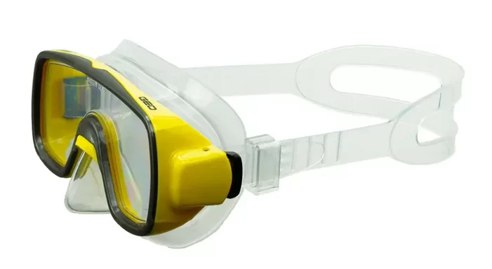 Фото Маска для плавания Salvas Geo Mask р.Junior желтый CA105S1GYSTH со склада магазина СпортСЕ