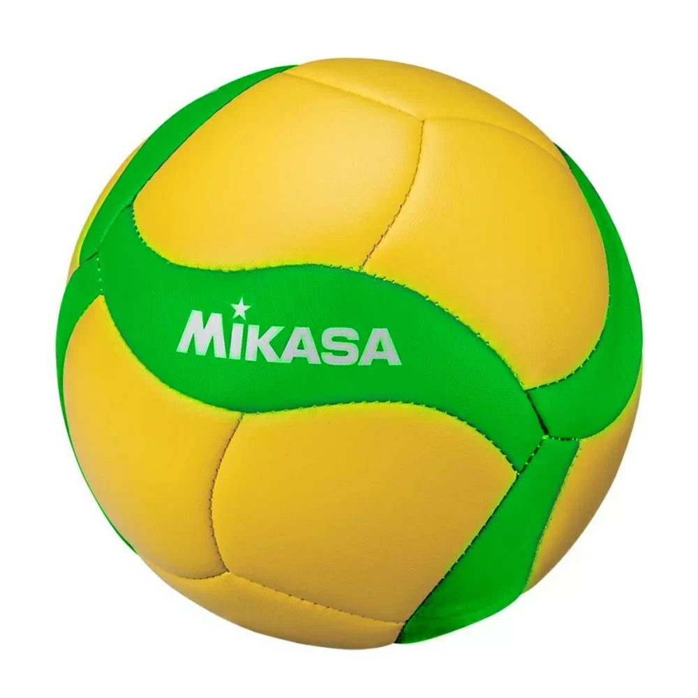 Фото Мяч волейбольный Mikasa V1.5W-CEV сувенирный р.1 d-15см (ПВХ) желто-зеленый со склада магазина СпортСЕ