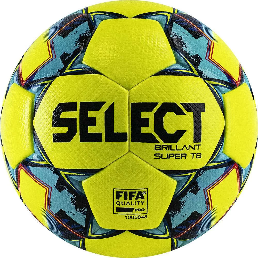 Фото Мяч футбольный Select Brillant Super TB №5 жел/гол/крас 810316-152 со склада магазина СпортСЕ