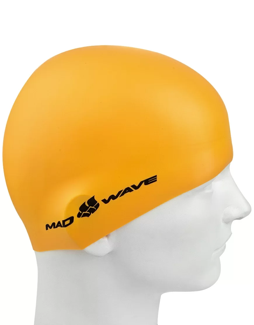 Фото Шапочка для плавания Mad Wave Intensive yellow M0535 01 0 06W со склада магазина СпортСЕ