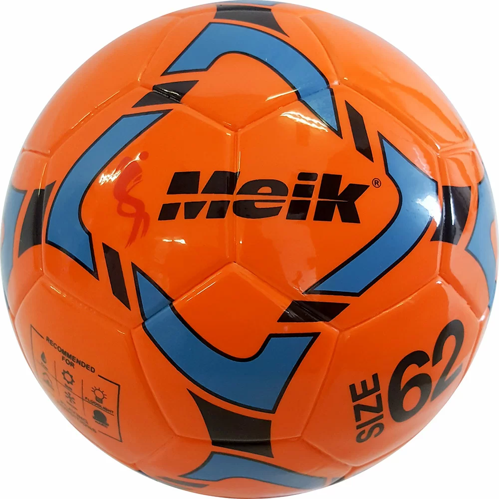 Фото Мяч футзальный Meik C33393-3 №4 4-слоя, TPU+PVC 3.2, 410-450 гр оранжевый 10017131 со склада магазина СпортСЕ