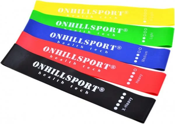 Фото Набор эспандеров для фитнеса Onhillsport Mini Bands 5 в 1 ES-1001 со склада магазина СпортСЕ