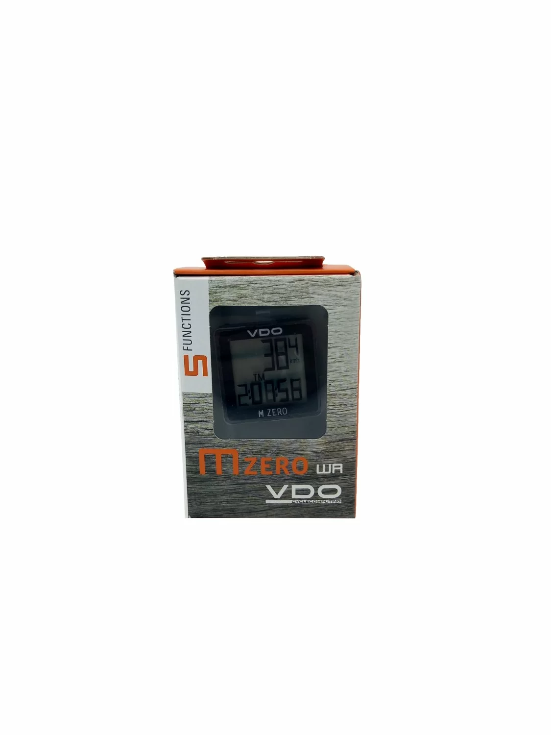 Фото Велокомпьютер VDO M-Zero WR 5 ф-ций 3-строчный дисплей (10) черный 4-3000 со склада магазина СпортСЕ