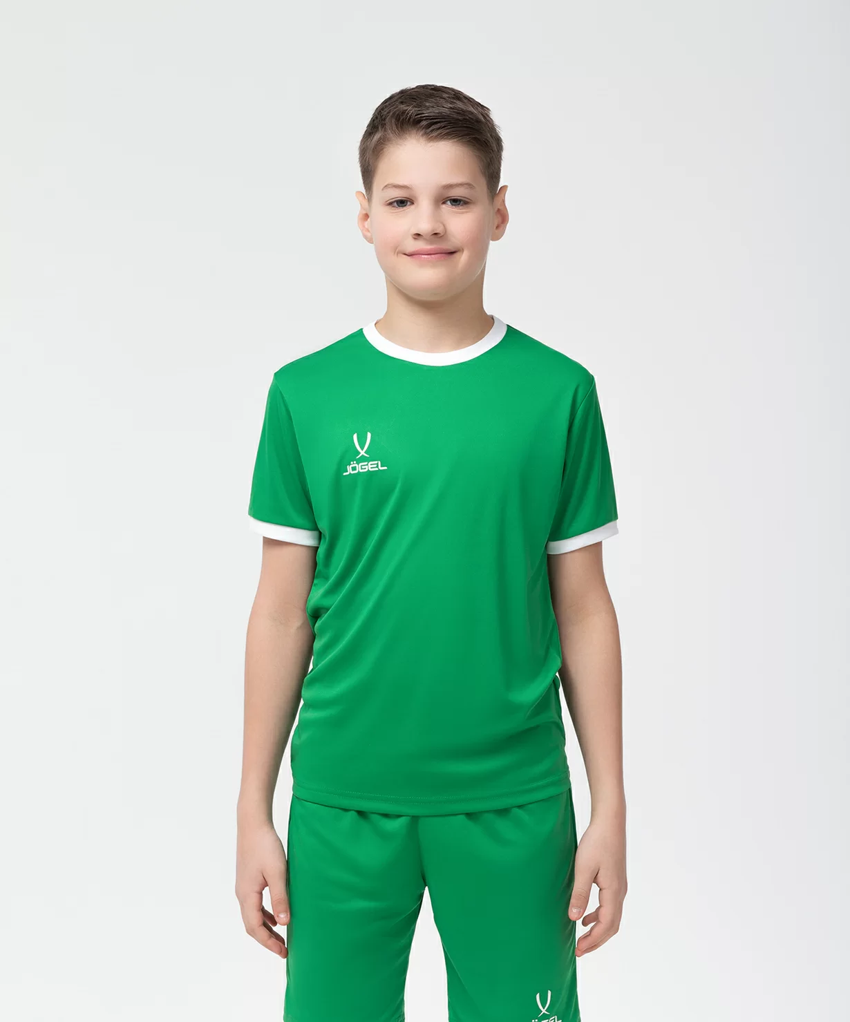 Фото Футболка футбольная CAMP Origin, зеленый/белый, детский со склада магазина СпортСЕ