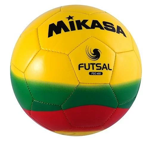 Фото Мяч футзальный Mikasa FSC-450 №4 жел-зел-крас со склада магазина СпортСЕ