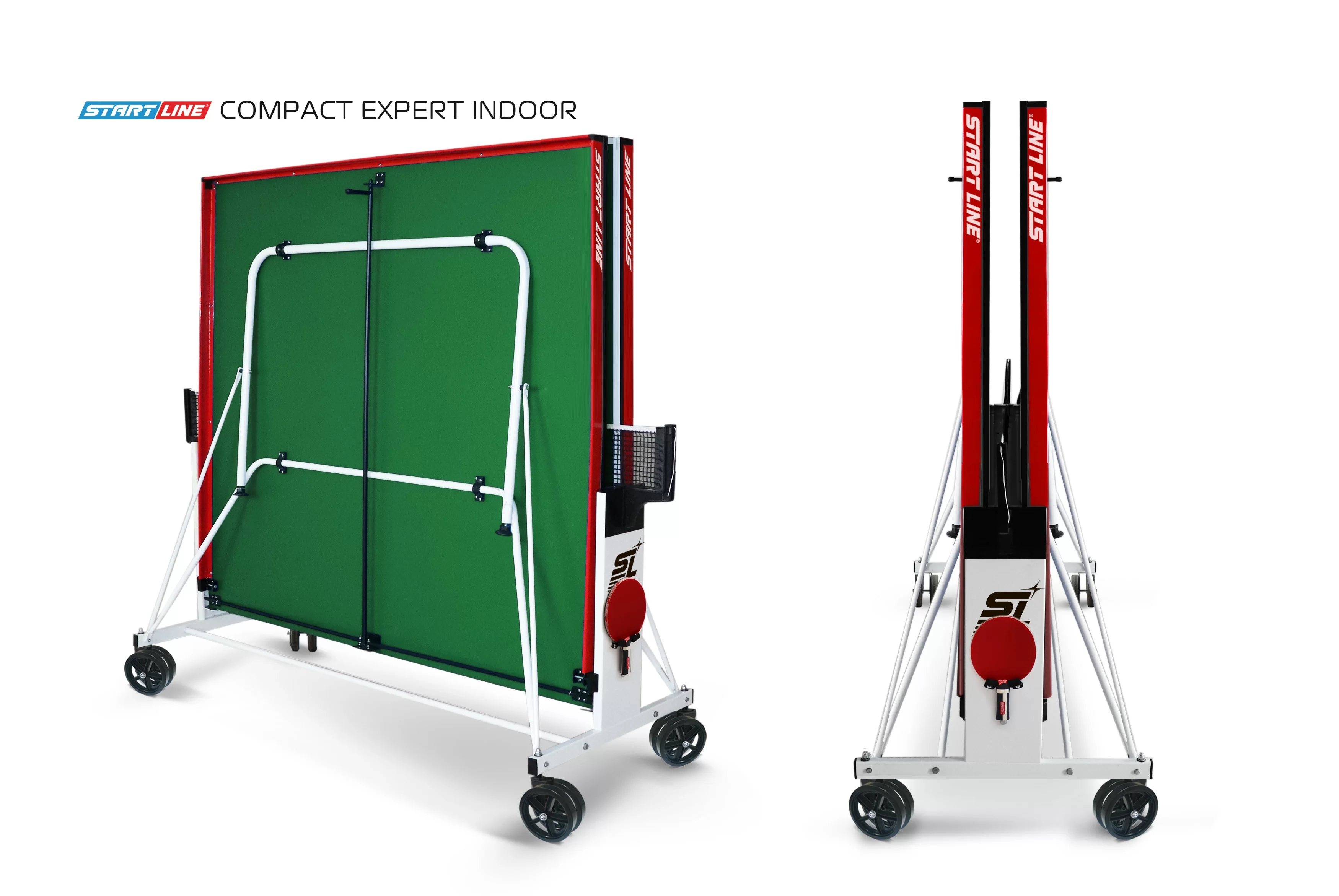Фото Теннисный стол Start Line Compact Expert Indoor green со склада магазина СпортСЕ
