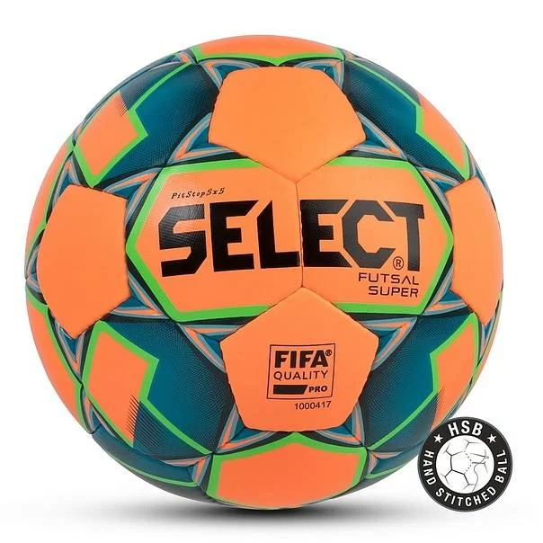 Фото Мяч футзальный Select Futsal Super FIFA №4 оранж/син/зел 850308.662 со склада магазина СпортСЕ