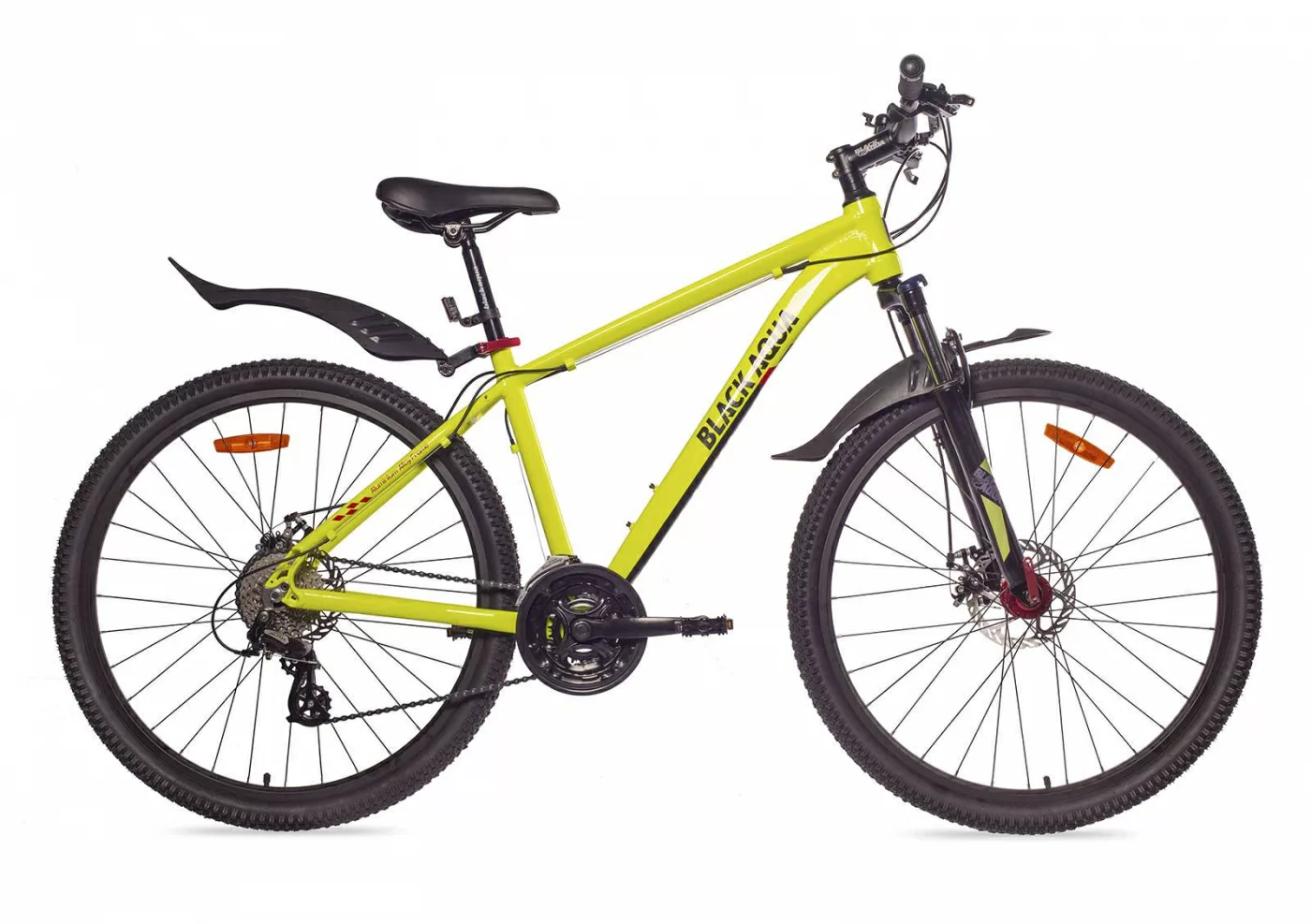 Фото Велосипед Black Aqua Cross 2791 D matt 27.5" лимонный GL-403D со склада магазина СпортСЕ