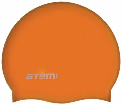 Шапочка для плавания Atemi TC304 Jr тонкий силикон оранжевая