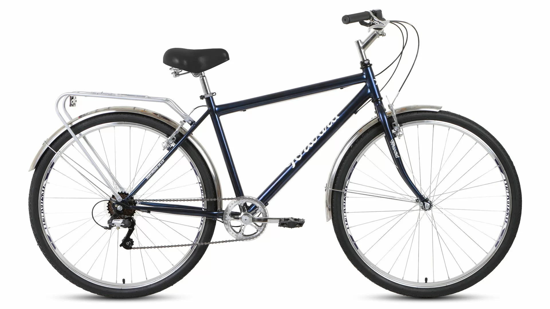 Фото Велосипед Forward Dortmund 28 2.0 (2020) темно-синий/белый RBKW0RN87003 со склада магазина СпортСЕ