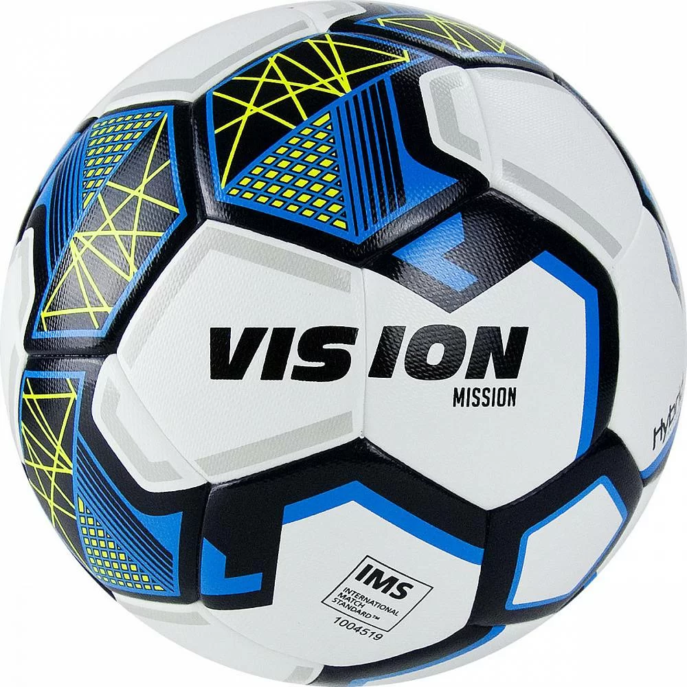 Фото Мяч футбольный Torres Vision Mission №5 бел-синий FV321075 со склада магазина СпортСЕ