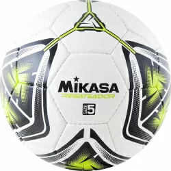 Мяч футбольный Mikasa REGATEADOR5-G №5 бело-черн-зеленый
