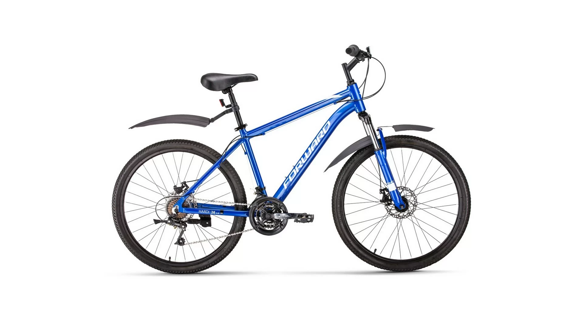 Фото Велосипед Forward Hardi 26 2.0 disc (2020) синий RBKW0M66Q002 со склада магазина СпортСЕ