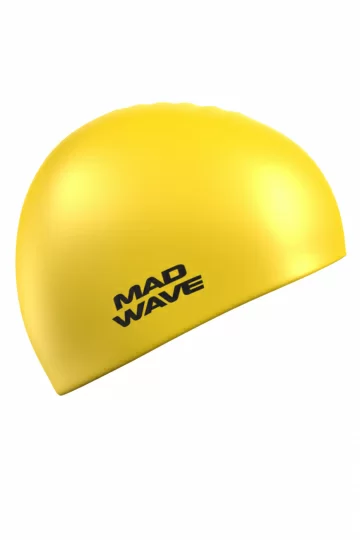 Фото Шапочка для плавания Mad Wave Intensiv Big yellow M0531 12 2 06W со склада магазина СпортСЕ