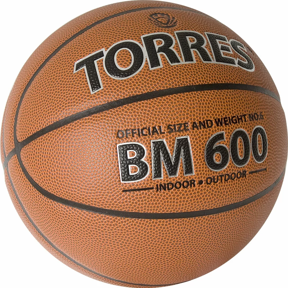 Фото Мяч баскетбольный Torres BM600 №6 ПУ B32026 со склада магазина СпортСЕ
