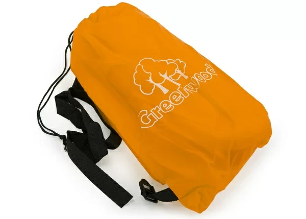 Фото Лежак надувной Greenwood Lazy Bag 250 х 70см оранжевый со склада магазина СпортСЕ