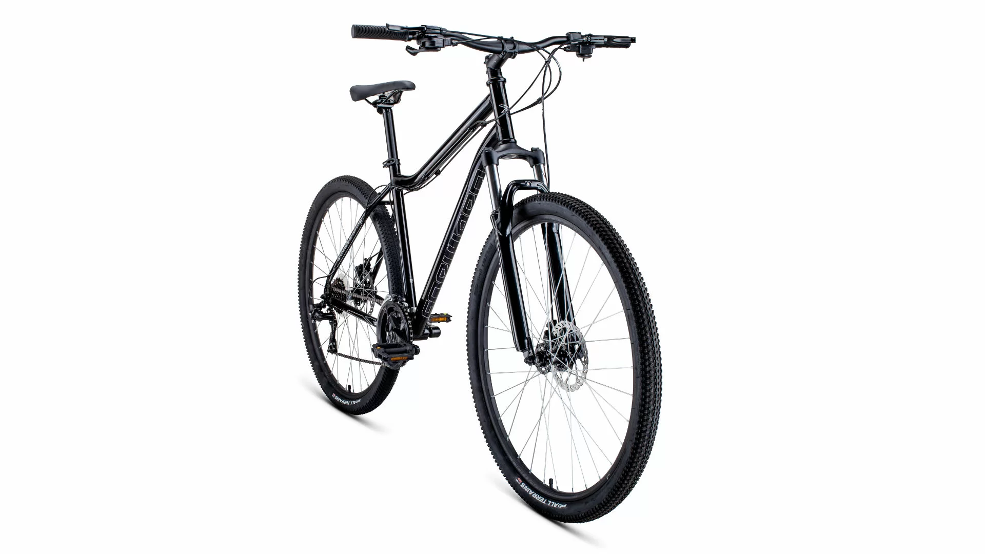 Фото Велосипед Forward Sporting 29 2.2 disc (2021) черный/темно-серый RBKW1M19G004 со склада магазина СпортСЕ