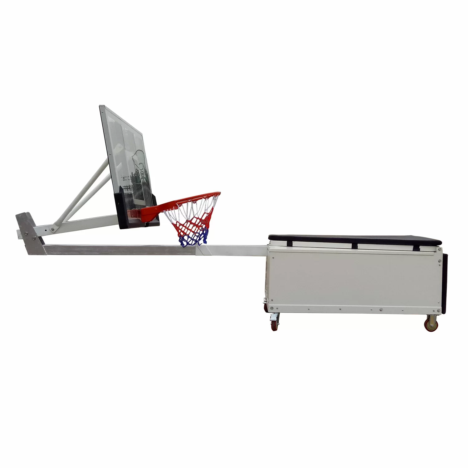 Фото Баскетбольная мобильная стойка DFC STAND60SG 152x90CM поликарбонат (3кор) со склада магазина СпортСЕ