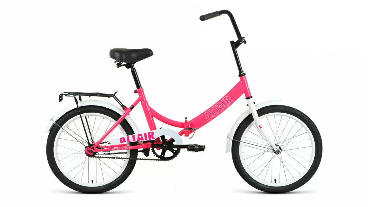 Фото Велосипед Altair City 20 скл (2022) розовый/белый RBK22AL20005 со склада магазина СпортСЕ