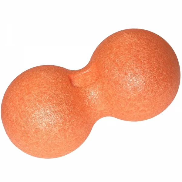 Фото Мячик массажный двойной MFS-104 12х24см оранжевый (E33007) 10020050 со склада магазина СпортСЕ