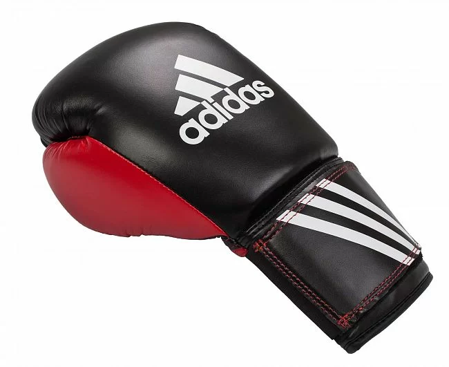 Фото Перчатки боксерские Adidas Response к/з чер/крас ADIBT01 со склада магазина СпортСЕ