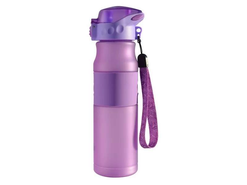 Фото Бутылка для воды Barouge Active Life BP-914(600) фиолетовая со склада магазина СпортСЕ