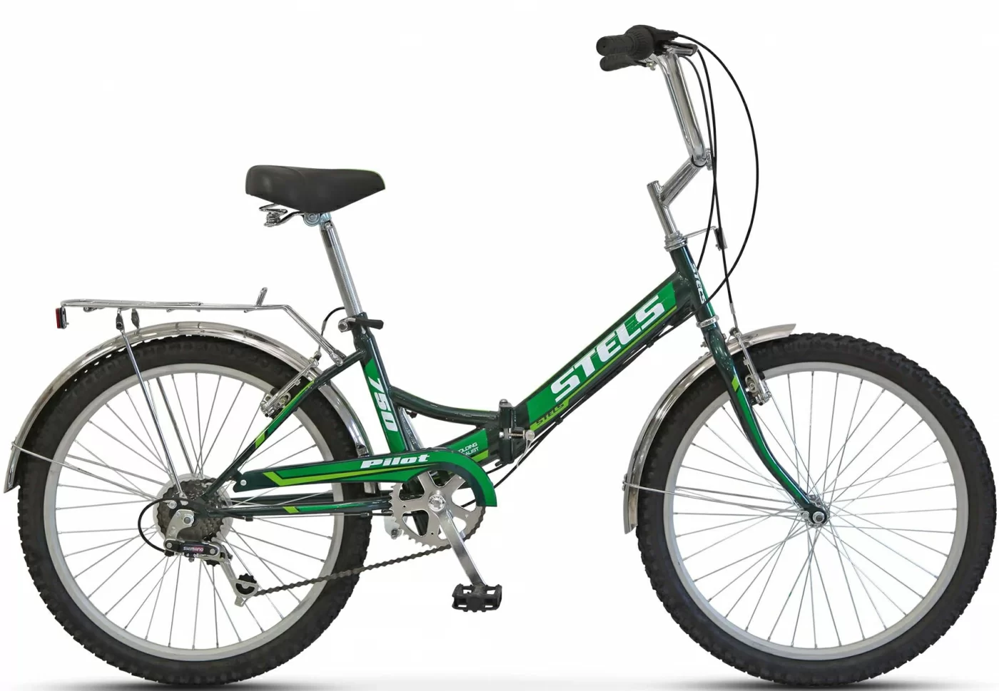 Фото Велосипед Stels Pilot-750 24" (2021) зелёный Z010 со склада магазина СпортСЕ