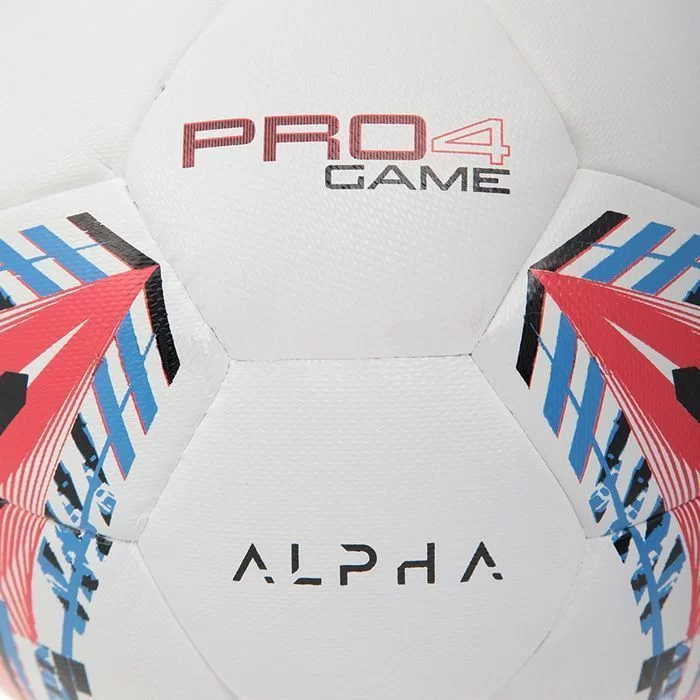 Фото Мяч футбольный AlphaKeepers ProGame*4  C4 white\red 83017 со склада магазина СпортСЕ