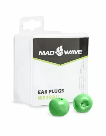 Фото Беруши Mad Wave Waxball green M0717 01 0 10W со склада магазина СпортСЕ