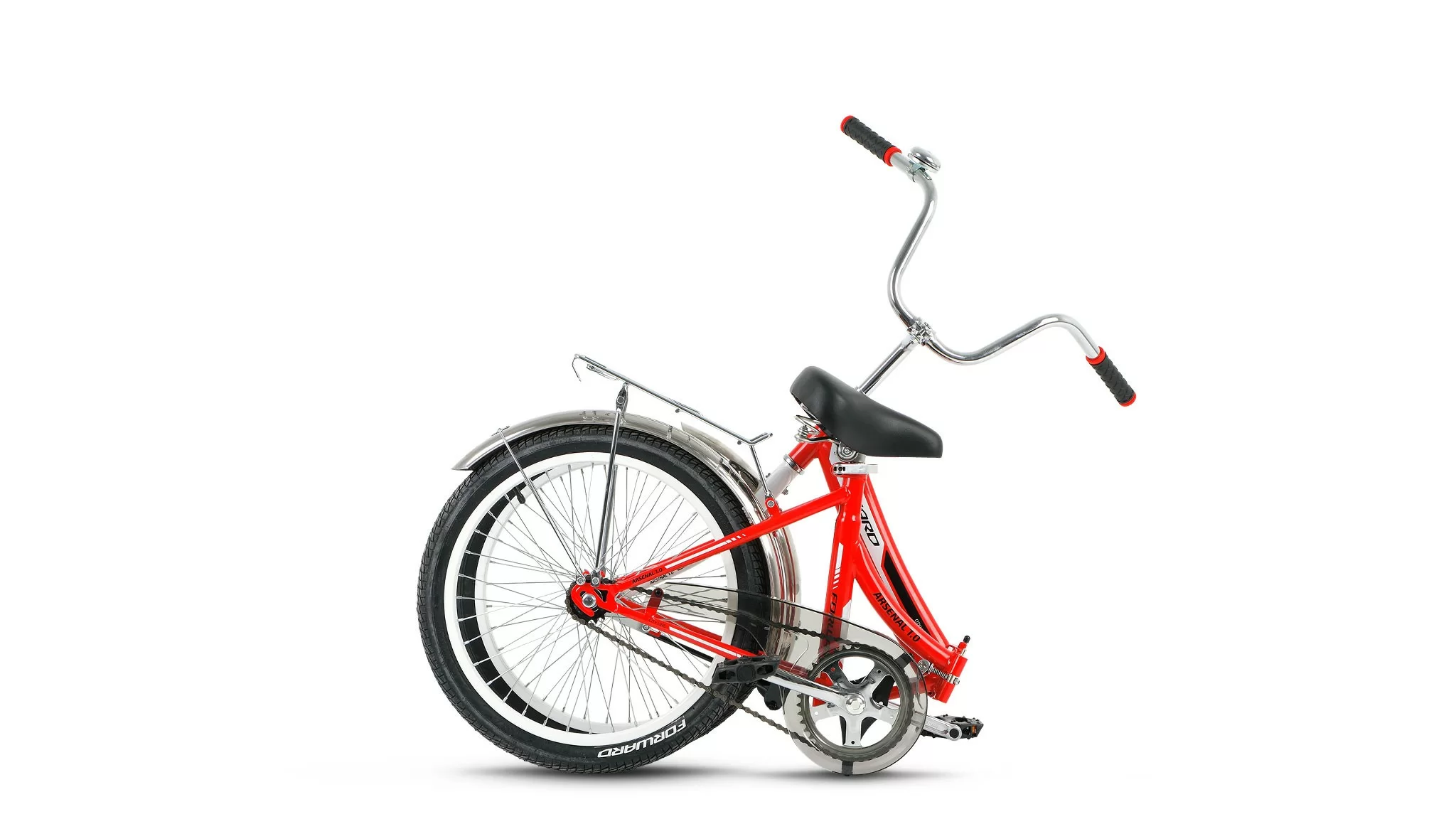 Фото Велосипед Forward Arsenal 20 1.0 скл (1ск.) (2019) красный RBKW9YF01004 со склада магазина СпортСЕ