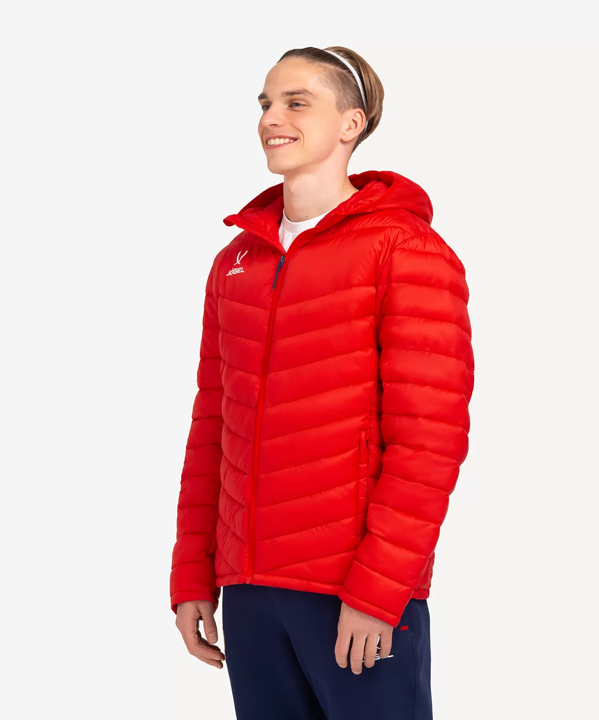 Фото Куртка утепленная NATIONAL PerFormPROOF Light Padded Jacket, красный со склада магазина СпортСЕ