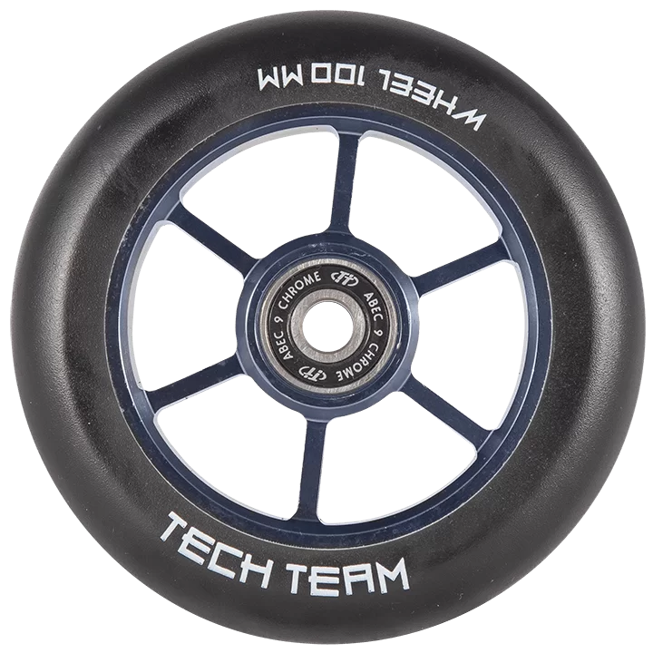 Фото Колесо для самоката TechTeam X-Treme 100 мм 6RT grey со склада магазина СпортСЕ