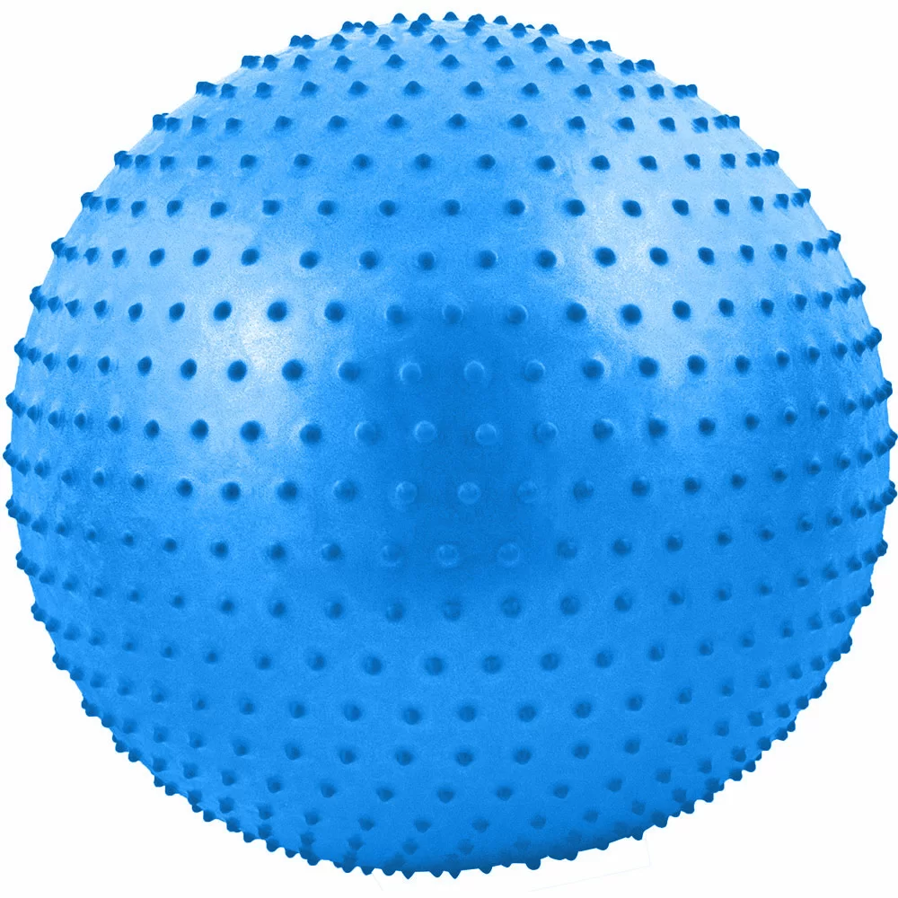 Фото Мяч массажный 65 см FBM-65-5 антивзрыв синий 10018777 со склада магазина СпортСЕ