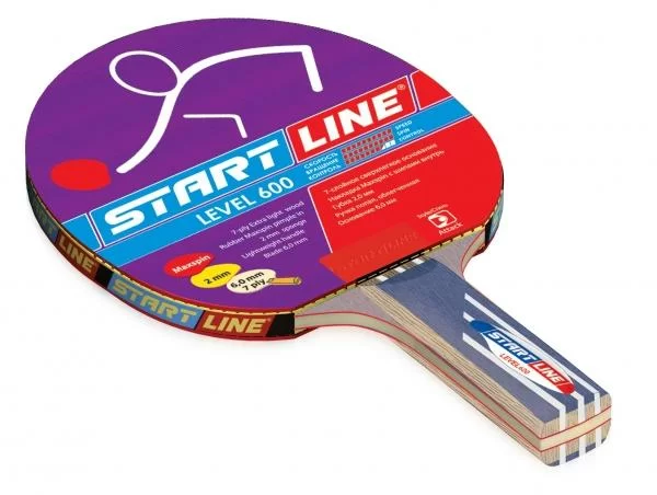 Фото Ракетка для настольного тенниса Start Line Level 600 (коническая) 60-711 со склада магазина СпортСЕ