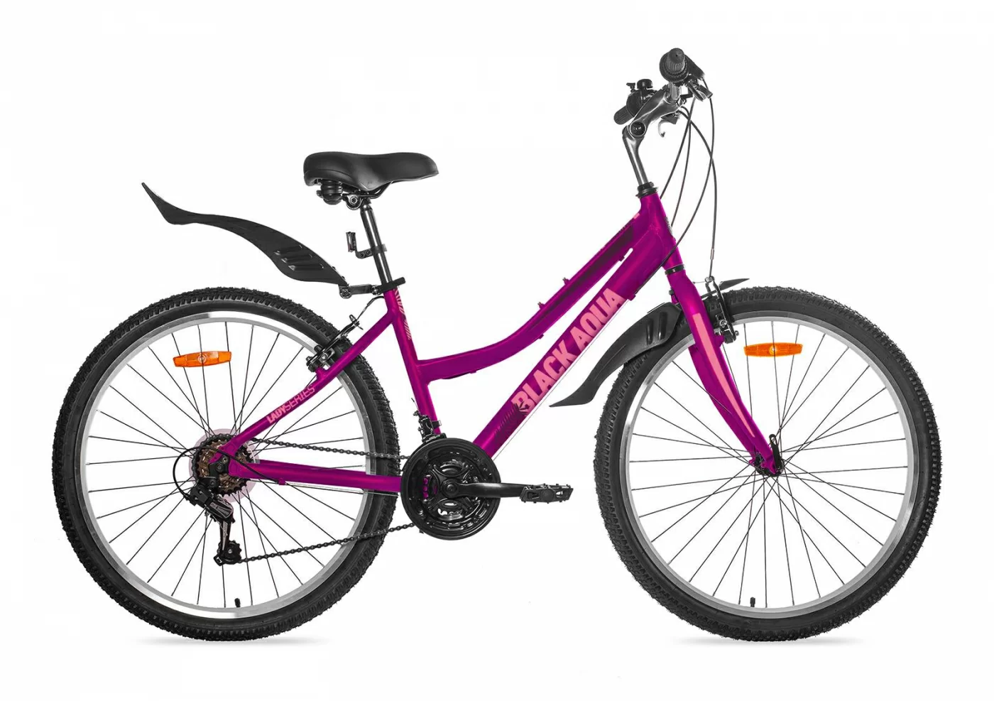 Фото Велосипед Black Aqua City 2671 V 26" фиолетовый GL-320V со склада магазина СпортСЕ