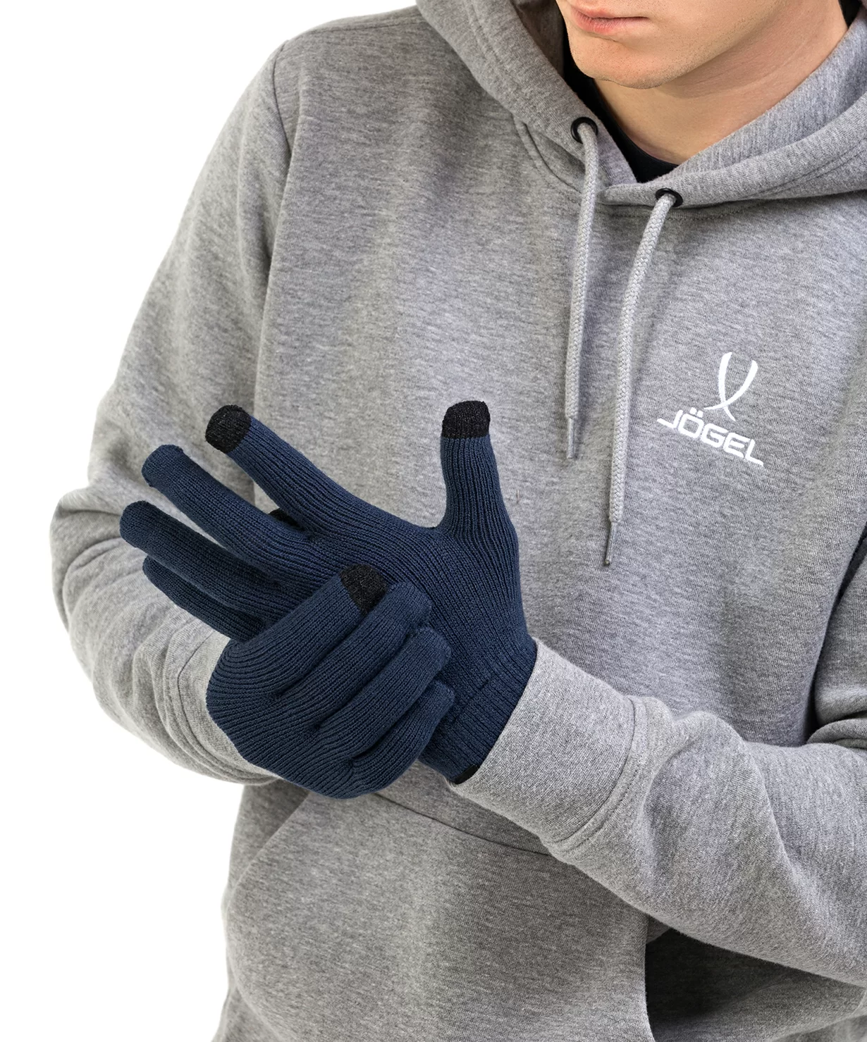 Фото Перчатки зимние ESSENTIAL Touch Gloves, темно-синий со склада магазина СпортСЕ