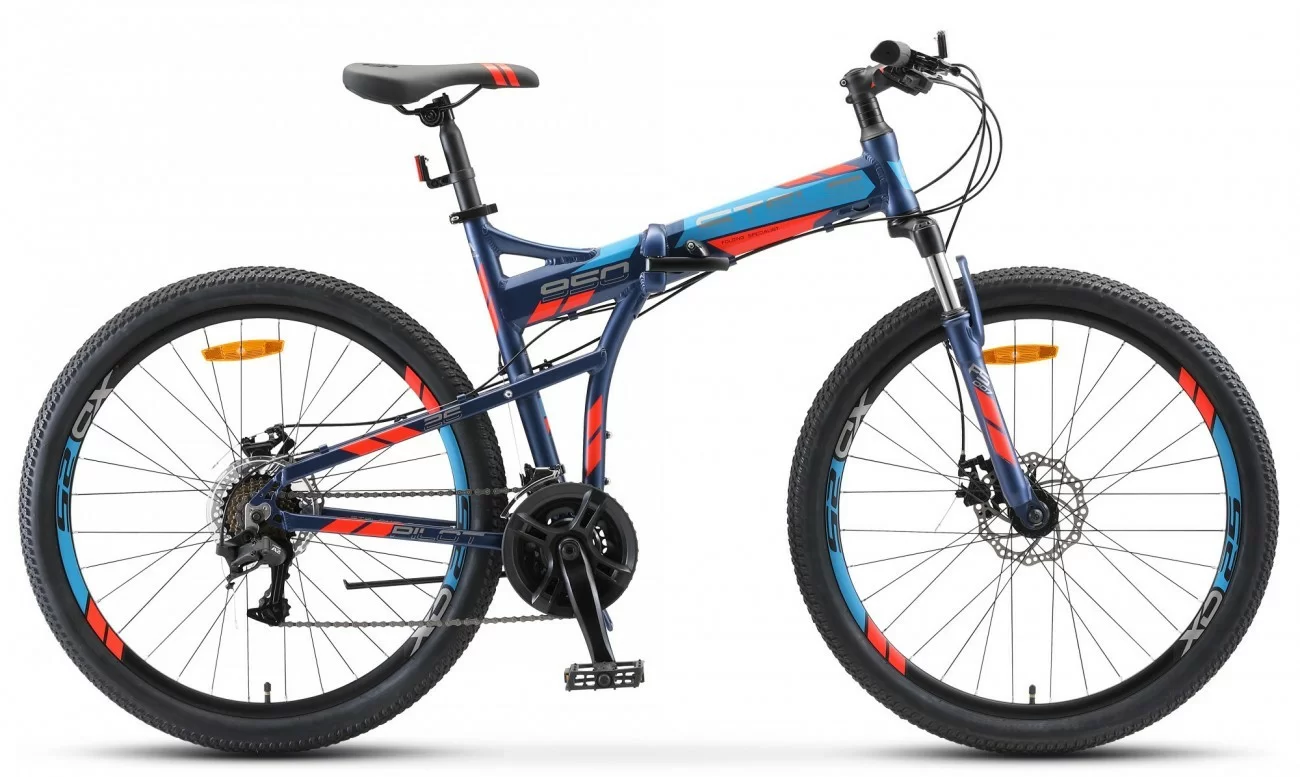 Фото Велосипед Stels Pilot-950 MD 26" (2020) темно-синий V011 со склада магазина СпортСЕ