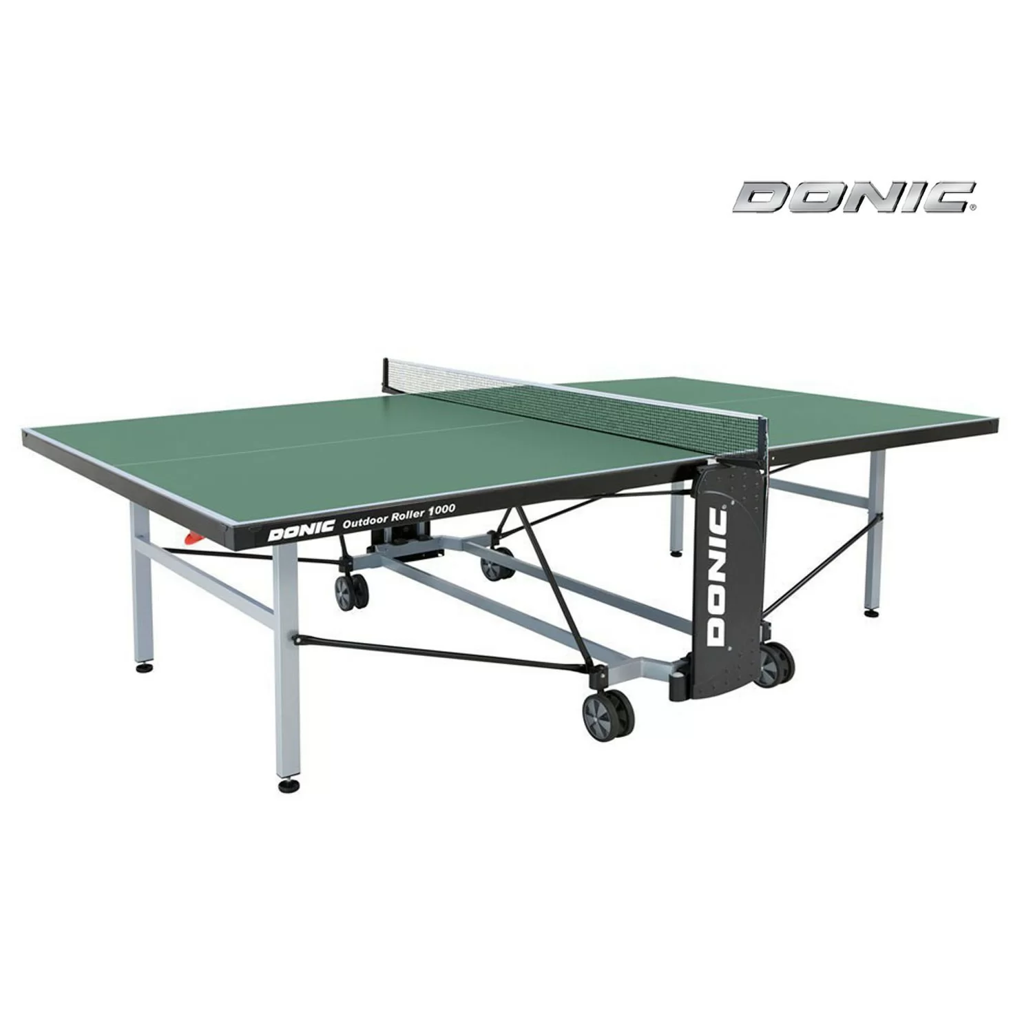Фото Теннисный стол DONIC OUTDOOR ROLLER 1000 GREEN 230291-G со склада магазина СпортСЕ