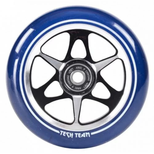 Фото Колесо для самоката TechTeam X-Treme 110 мм KL transparent blue со склада магазина СпортСЕ