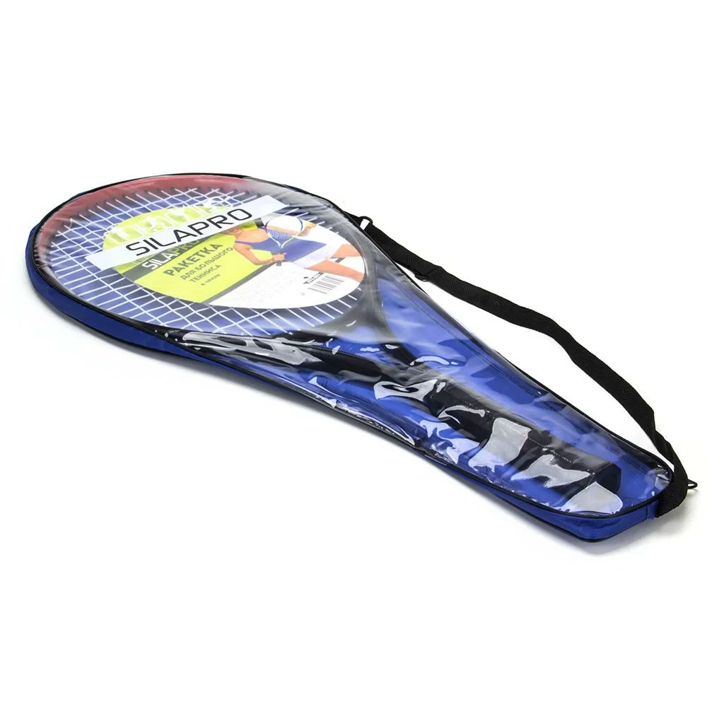 Фото Ракетка для тенниса Silapro в чехле алюминий 072-001 со склада магазина СпортСЕ