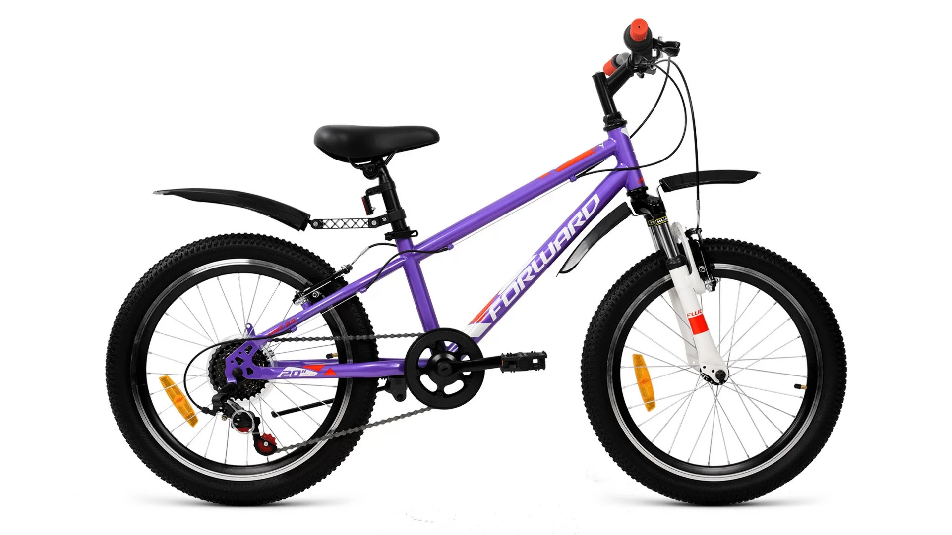 Фото Велосипед Forward Unit 2.0 (20" 6ск.) (2019) фиолетовый со склада магазина СпортСЕ