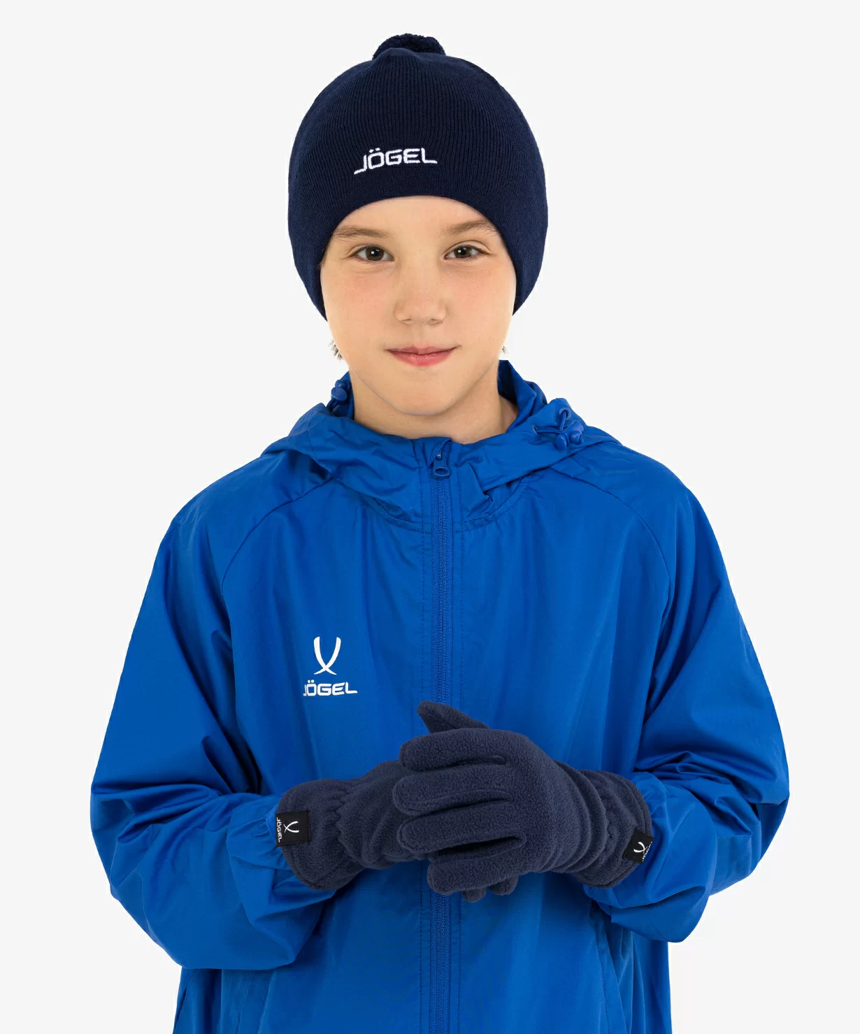 Фото Перчатки зимние ESSENTIAL Fleece Gloves, темно-синий со склада магазина СпортСЕ