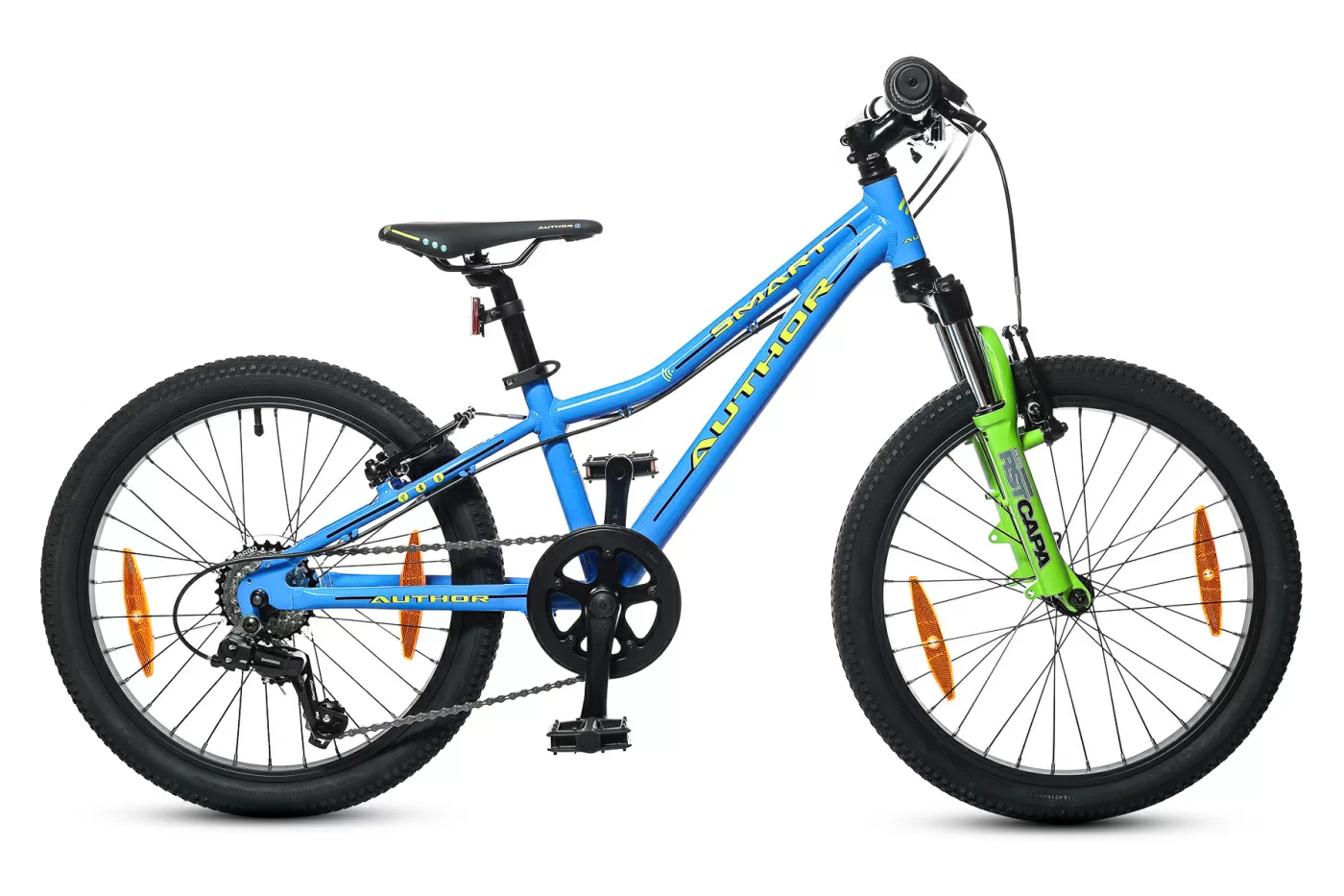 Фото Велосипед детский AUTHOR Smart 2022 Сине-зелёный со склада магазина СпортСЕ