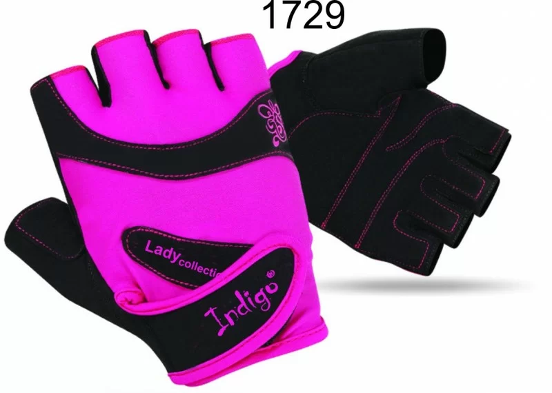 Фото Перчатки Indigo женские розово-черные SB-16-1729 со склада магазина СпортСЕ