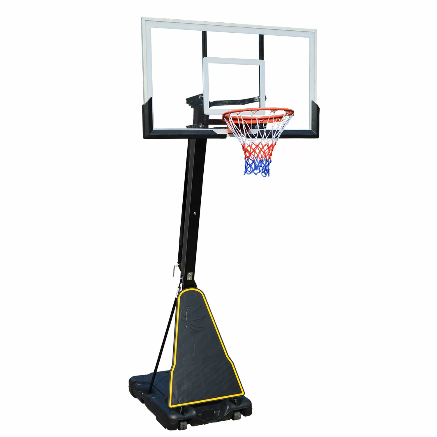 Фото Баскетбольная мобильная стойка DFC STAND54P2 136x80cm поликарбонат со склада магазина СпортСЕ