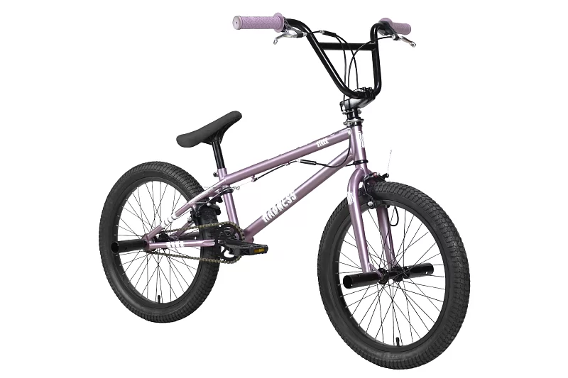 Фото Велосипед Stark Madness BMX 2 (2024) фиолетово-серый/перламутр/чёрный со склада магазина СпортСЕ